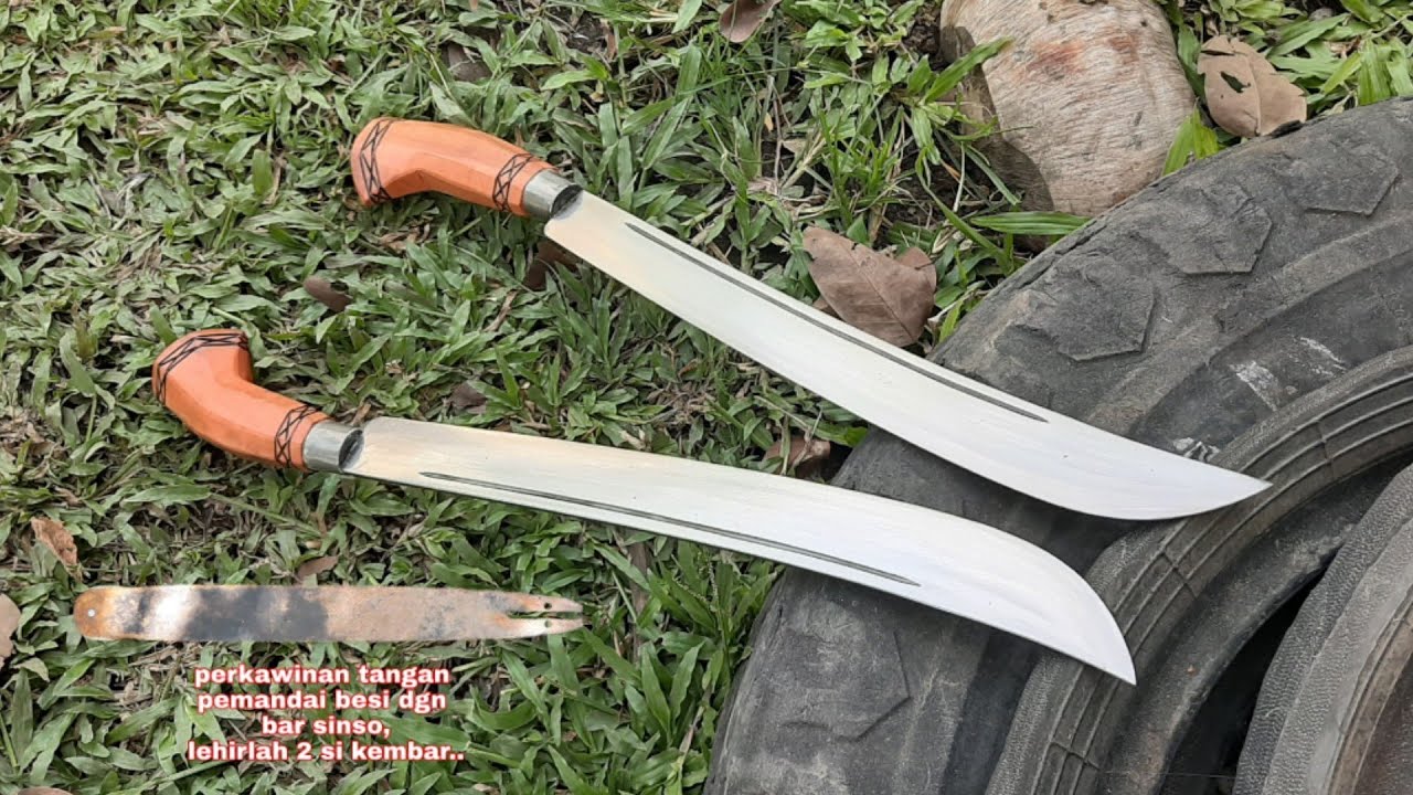 CARA BIKIN GOLOK SEMBELIH DARI BAR CHAINSAW
