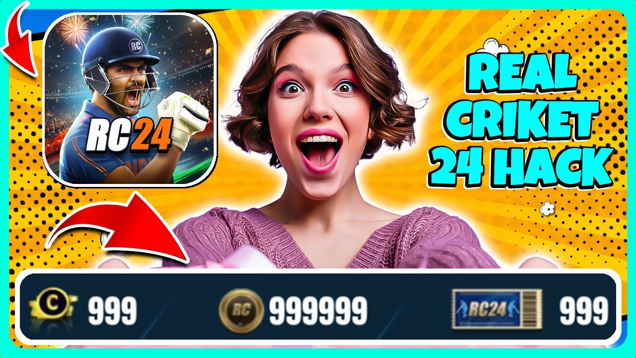 Real Cricket 24 Hack Mod 2026 💋 How To Get Free Tickets & Coins, All Unlocked iOS & iPhone & Android