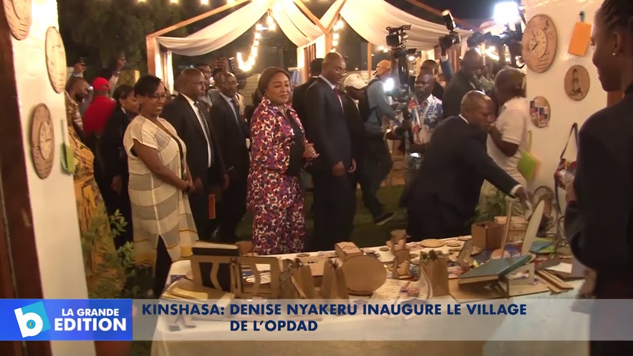 Kinshasa: Denise Nyakeru inaugure le village de l’OPDAD