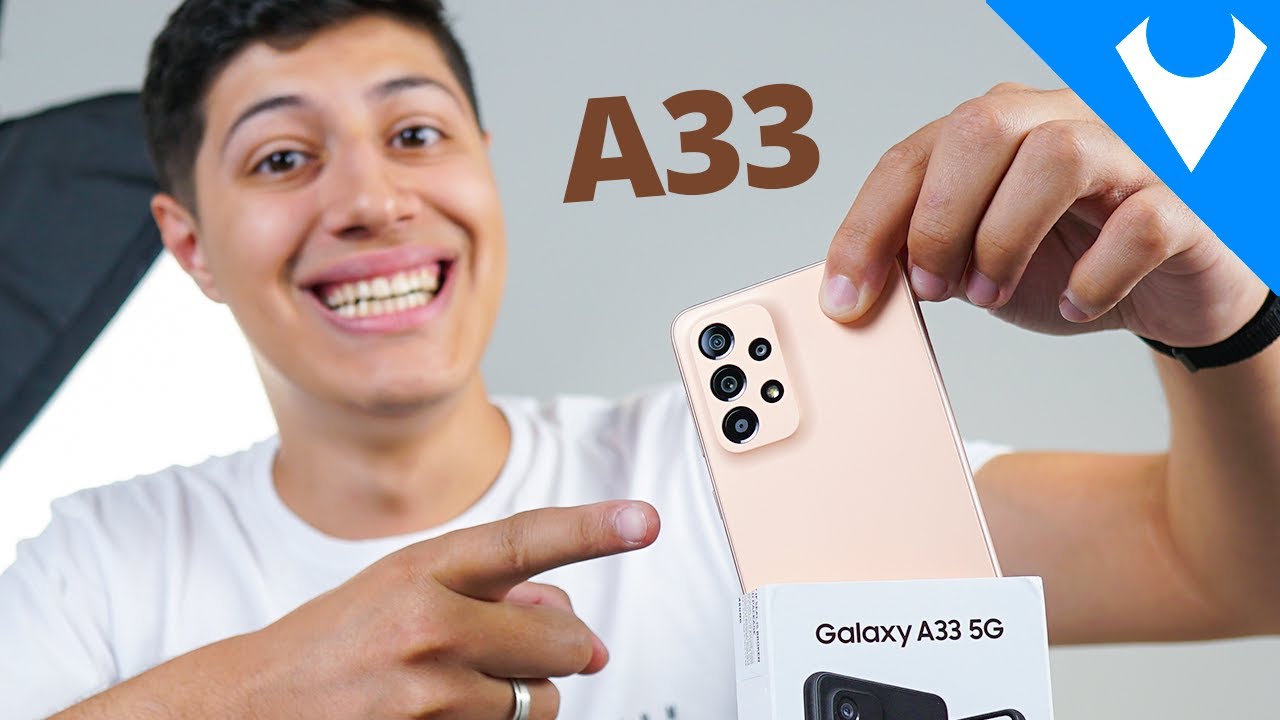 Olha ele! GALAXY A33 5G ta LINDO! quase o PRIMEIRO UNBOXING DO BRASIL!
