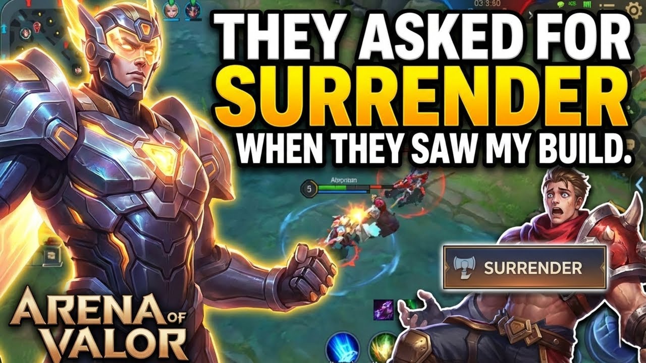 They asked for SURRENDER when they saw my build. Aov