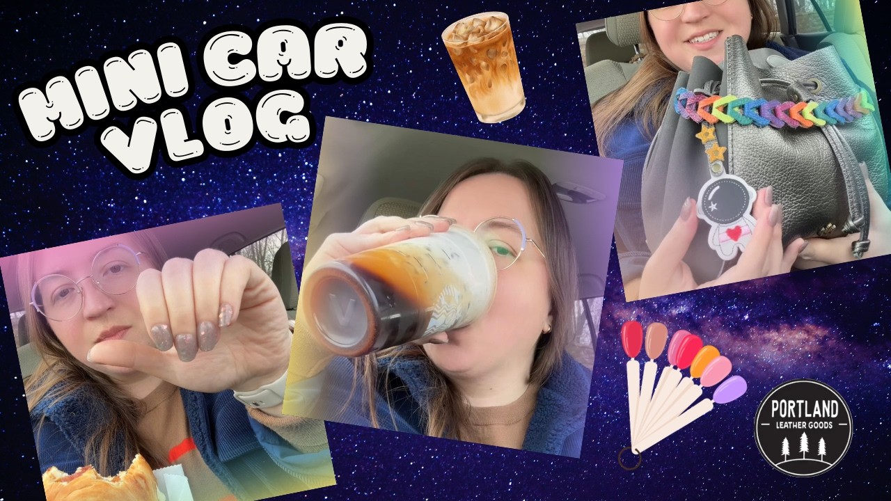 Car Vlog | My New Iced Coffee Obsession and Bag of the Day