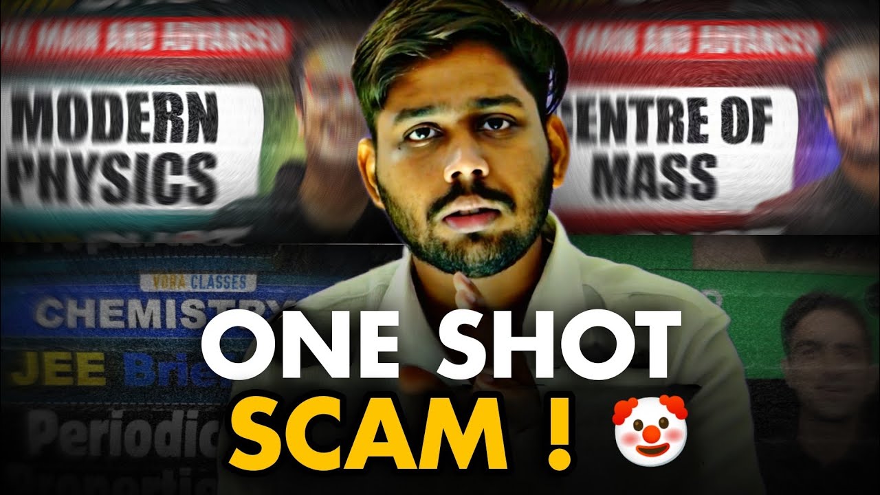 The ONE SHOT scam EXPOSED ! JEE 2026 | JEE 2027 | Best one shot for JEE ? #jee #iit 