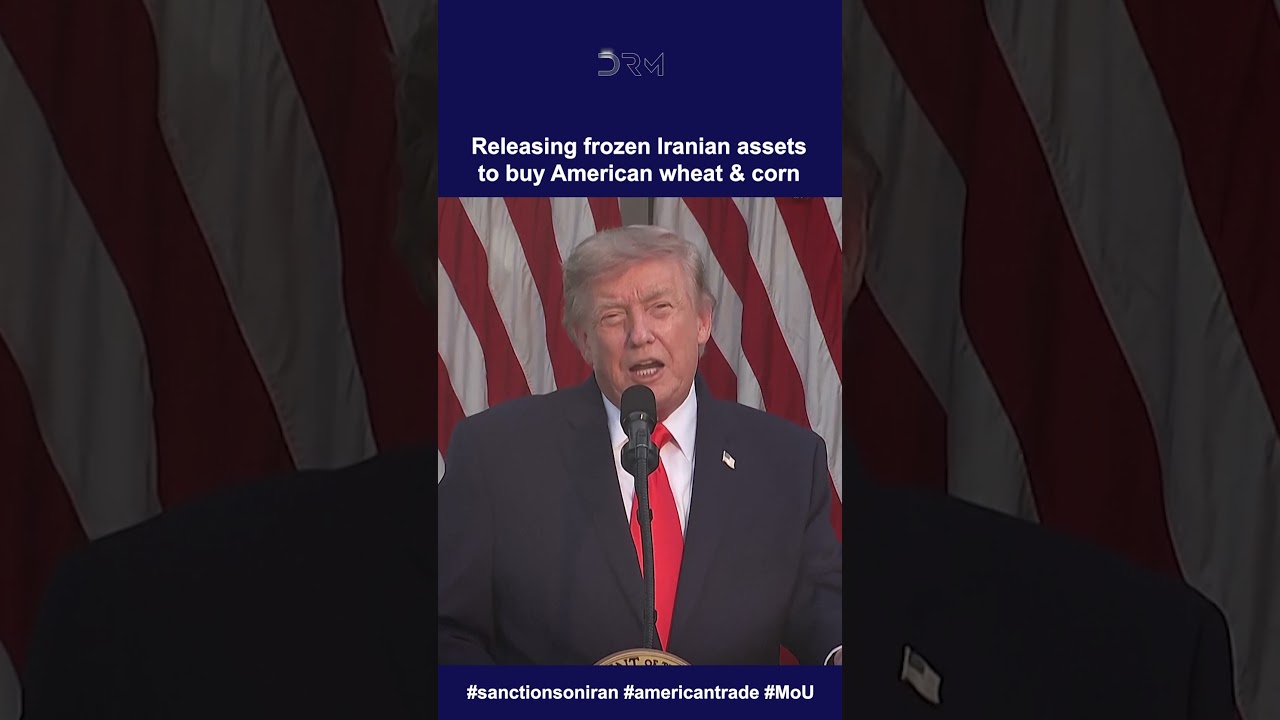 IRAN PAYS, AMERICA PROFITS: Trump to Buy Farm Goods Using Frozen Iranian Assets | DRM News | AF19
