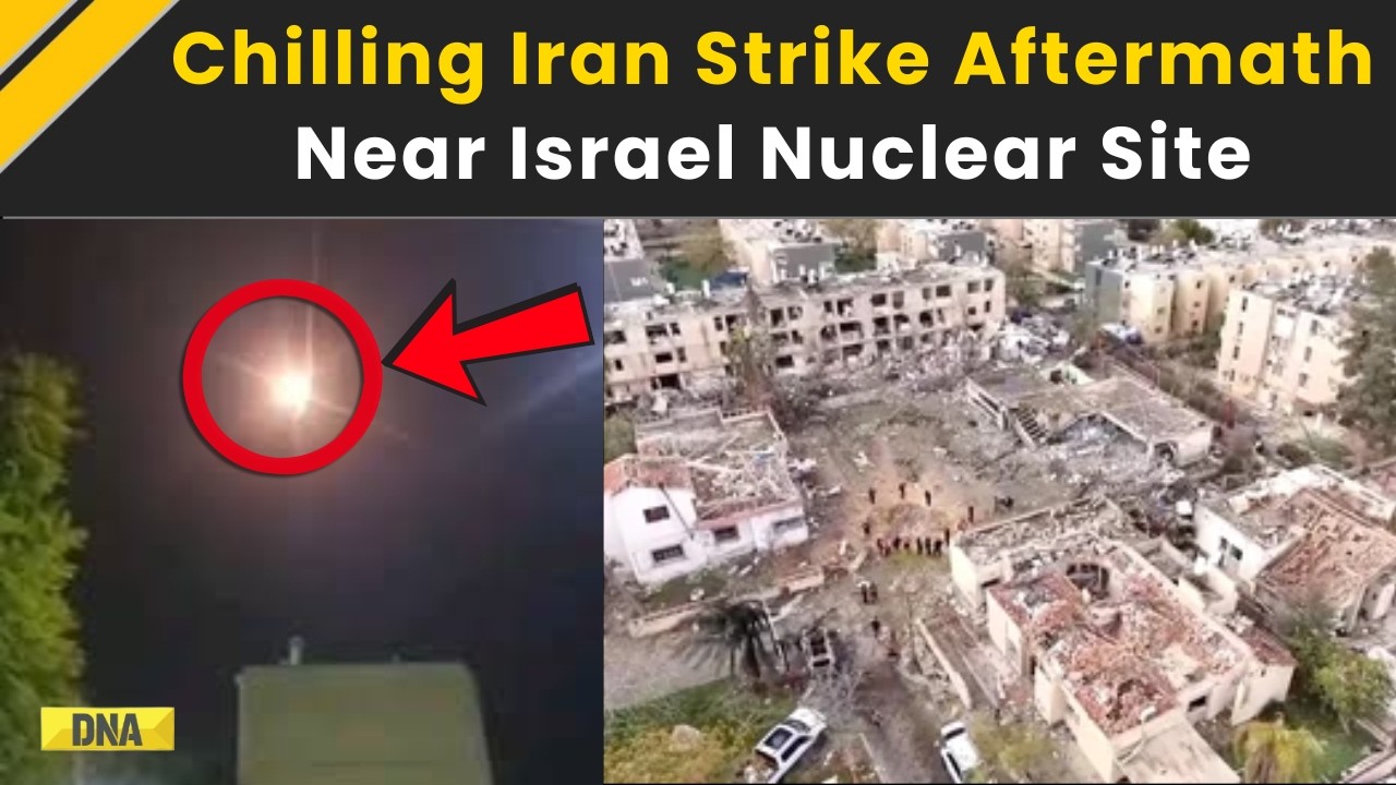 Iran Israel War: Drone Video Shows Damage From Iran Missile Strike Near Israeli Nuclear Site