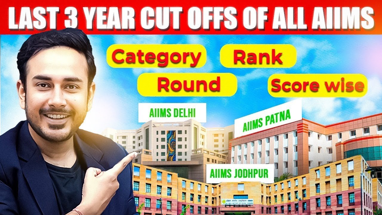 Score / Rank required to get AIIMS | Category wise cut offs | #neet2025 #nta #aiims