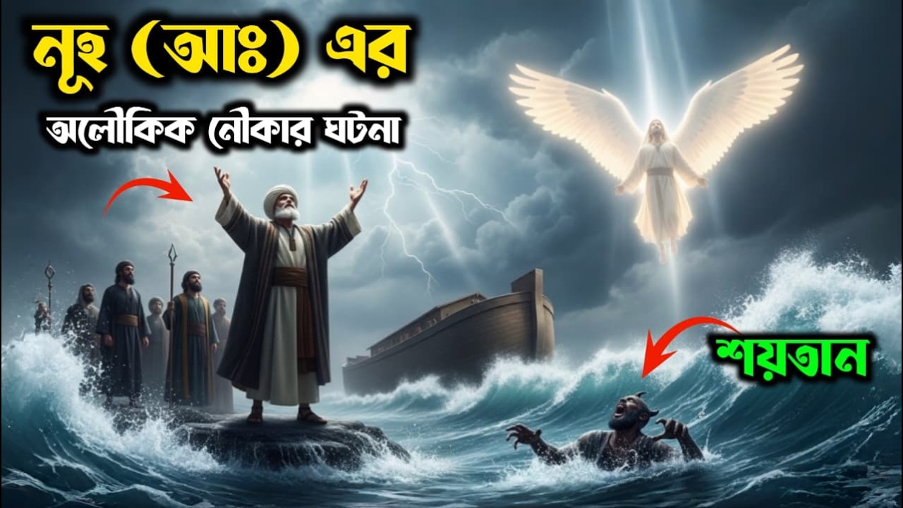 নূহ নবীর নৌকার করুন কাহিনী | নূহ (আঃ ) জীবন কাহিনী | ইসলামিক কাহিনী | Islamic Story