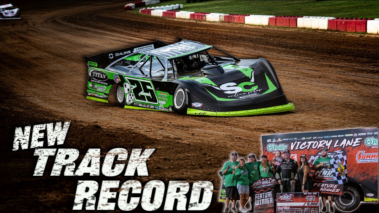 НОВЫЙ РЕКОРД ТРАССЫ на Red Hill Rumble | 2-я победа в серии MARS Championship Late Model