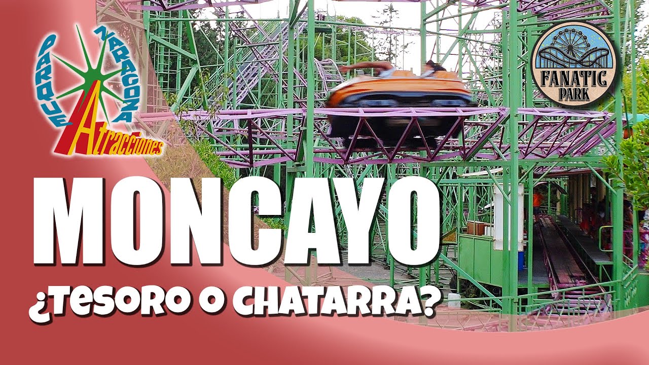 Moncayo. Probamos la veterana montaña rusa de Parque de Atracciones de Zaragoza.