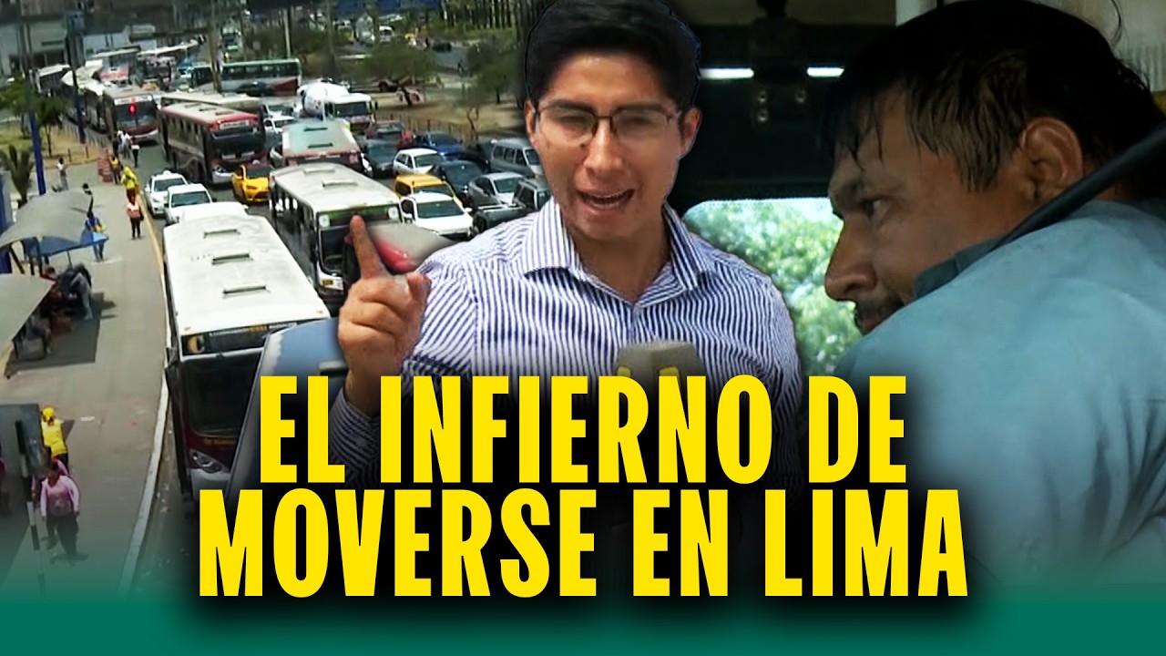 Tráfico y calor insoportables: El doble infierno de moverse en Lima
