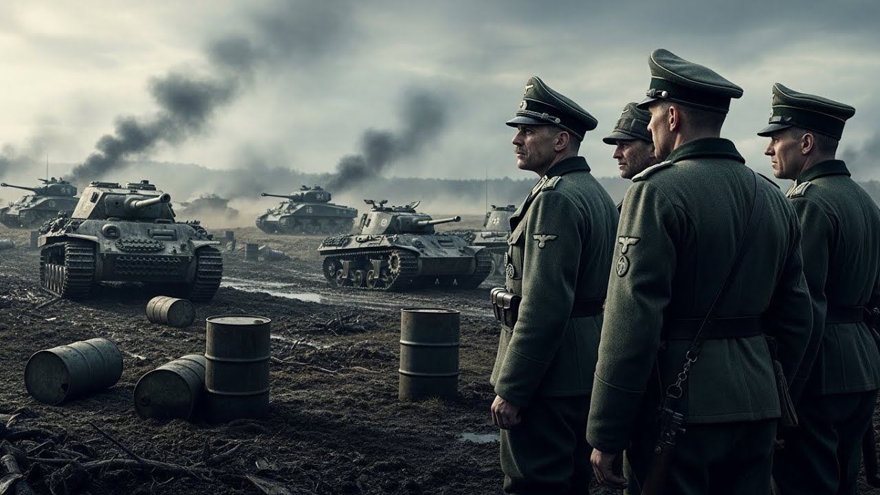 Generales alemanes lloraron al ver sus tanques sin combustible frente a Shermans activos