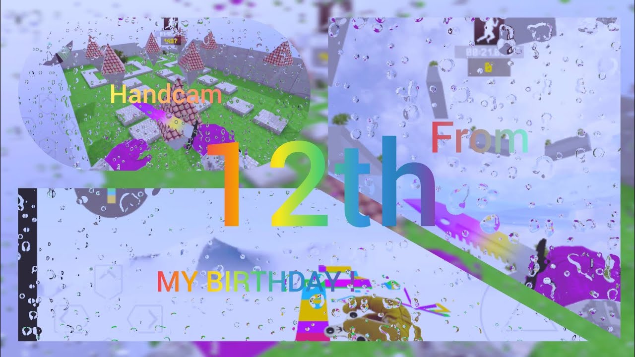 Today is my 12th Birthday🥳, so i've decided to make a Handcam video🎉🎉🎉