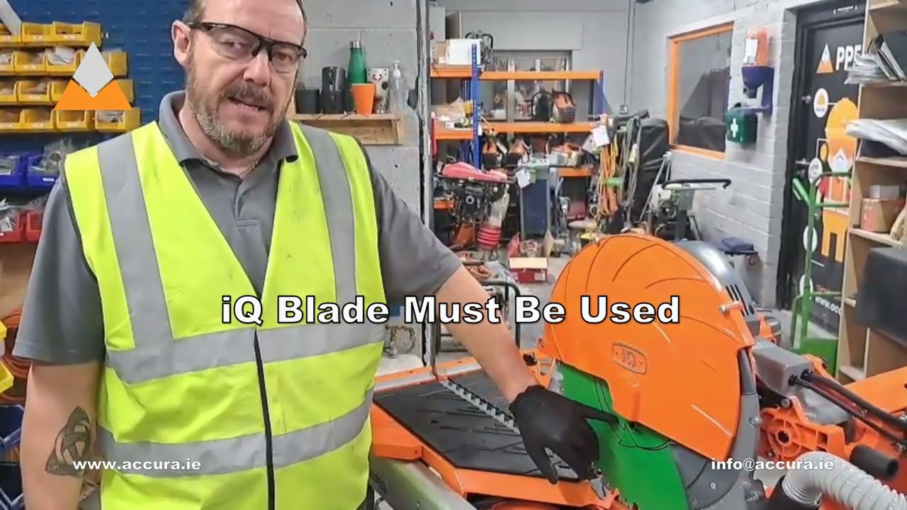 Care and Maintenance of the iQMS362i Dustless Saw