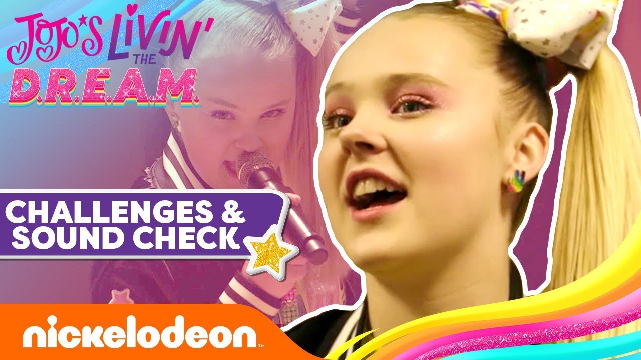 JoJo Siwa’s Challenge Showdown, Sound Check & More! 🎤 JoJo’s Livin’ the D.R.E.A.M. | Ep. 3 | Nick