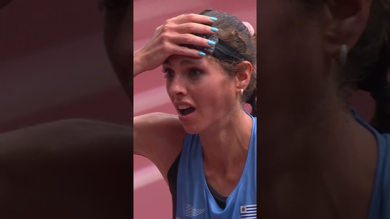 All the emotions from Julia Paternain 🥹 #uruguay #athletics #sports #worldathleticschamps