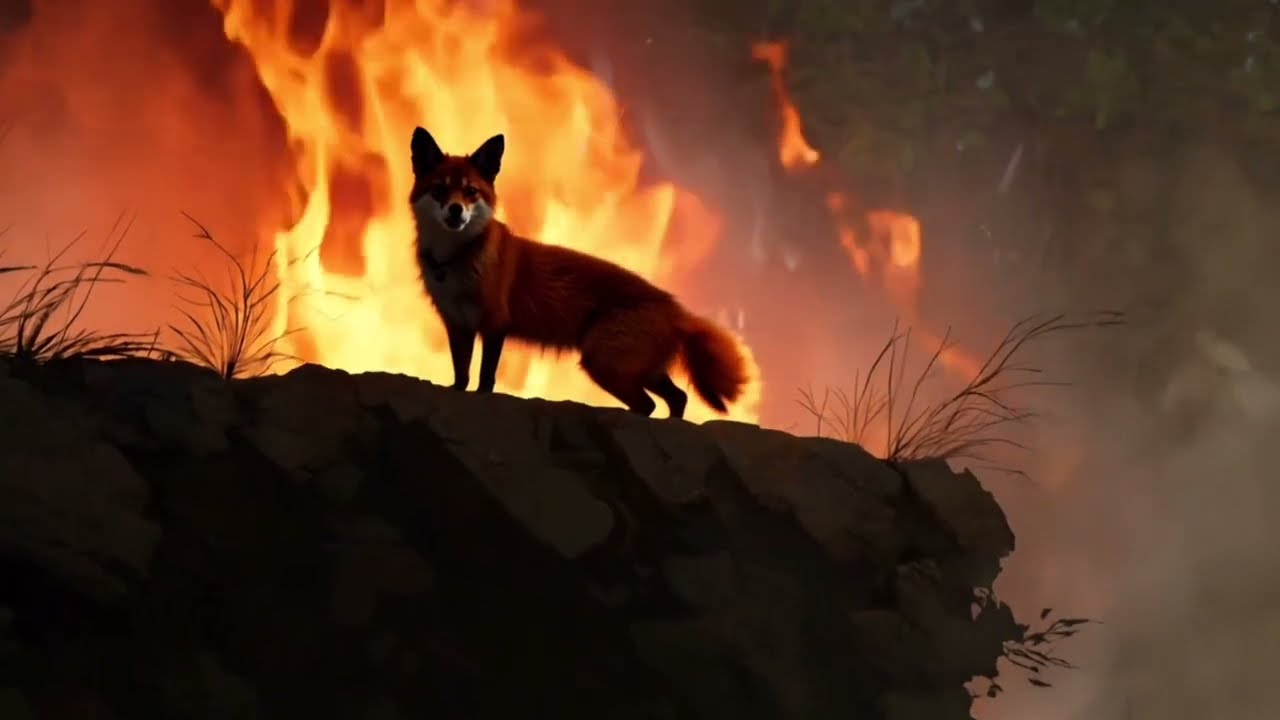 Trapped in the Fire: A Heartwarming Rescue Tale
