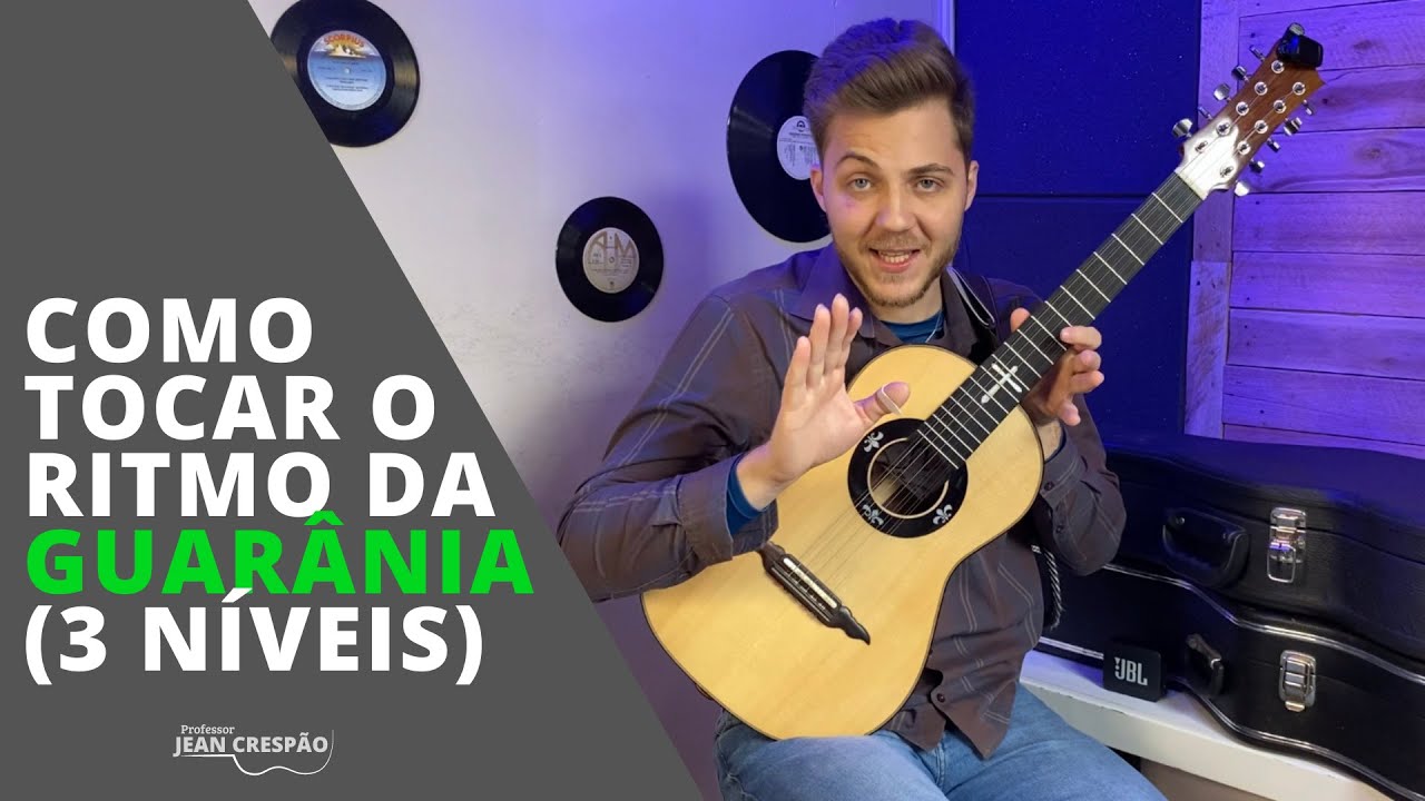 Como tocar o ritmo da GUARÂNIA | 3 níveis diferentes (aula de viola caipira)