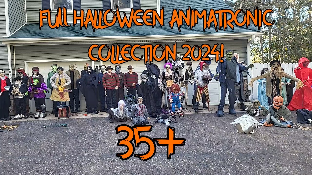 Full Halloween Animatronic Collection 2024! (35+ Animatronics)