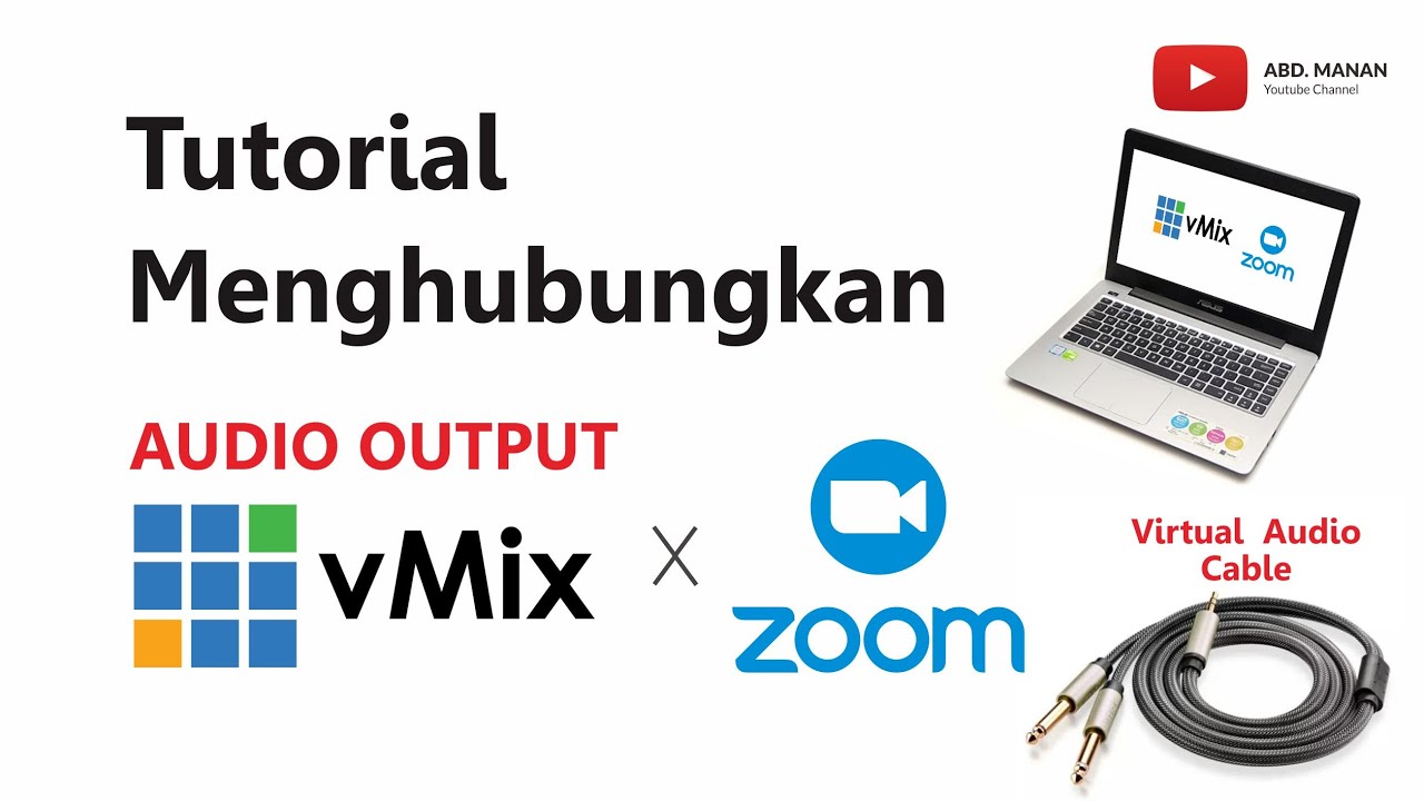 vMix Tutorial Menghubungkan Audio Output vMix ke Zoom Meeting