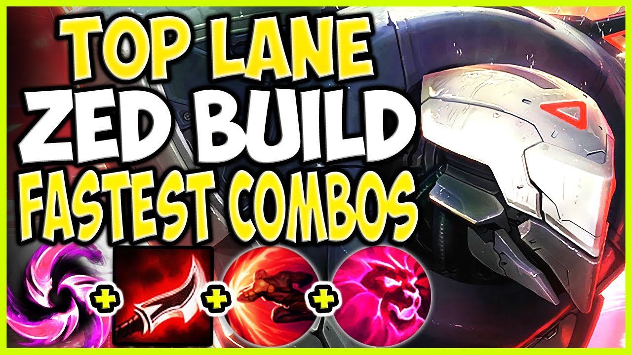 TOP LANE ZED BUILD! THESE ARE THE FASTEST ZED COMBOS EVER! LoL Top Zed vs Gangplank S9 Gameplay