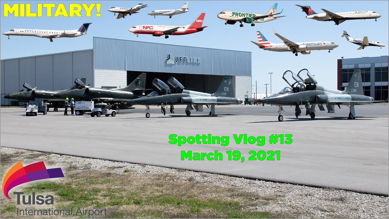 MILITARY! | Tulsa International Airport Spotting Vlog #13