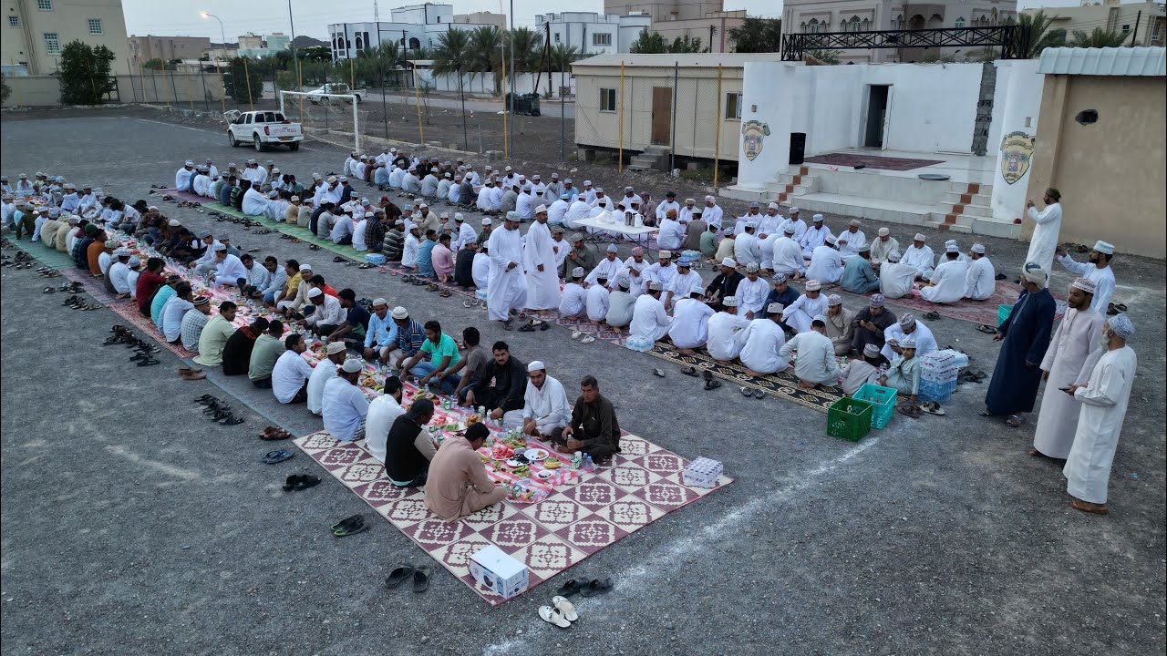 الإفطار الجماعي في ردة البوسعيد ٢٣ رمضان ١٤٤٤ه في ملعب فريق الاتحاد الجنوبي
