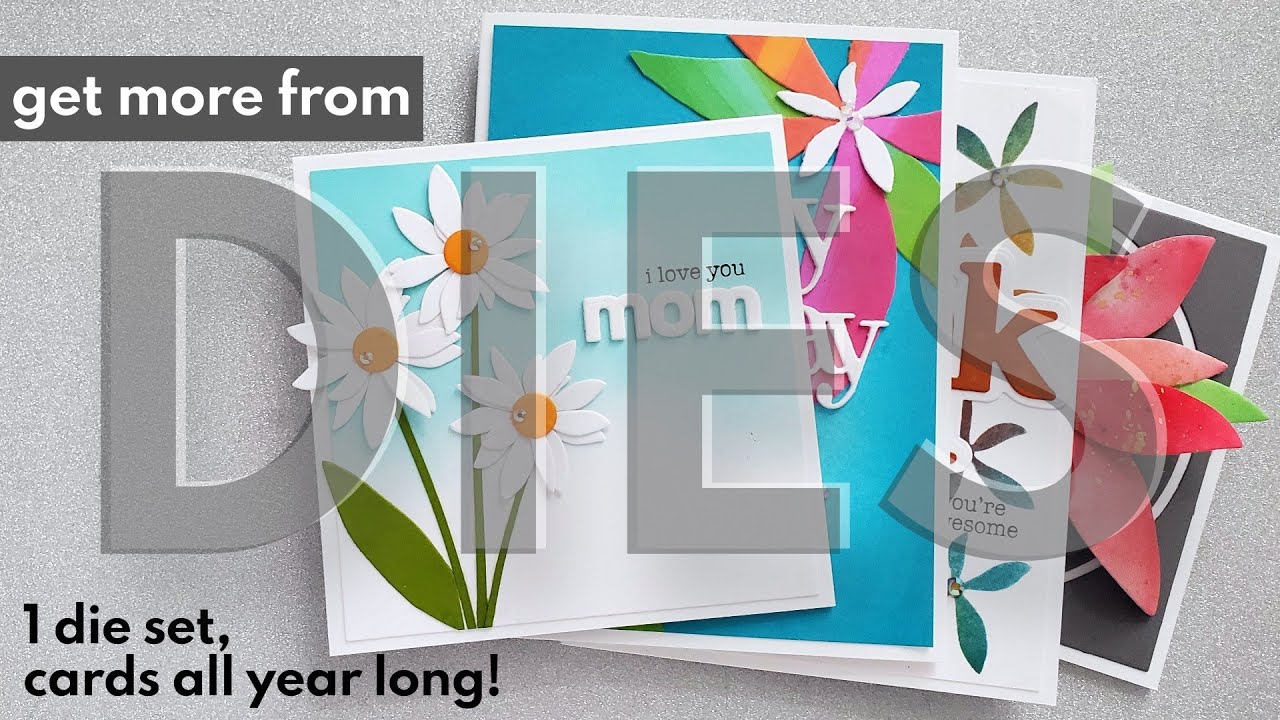 How to STRETCH your crafty goodies to make AMAZING cards ALL YEAR LONG! (Mother's Day Crafty Collab)