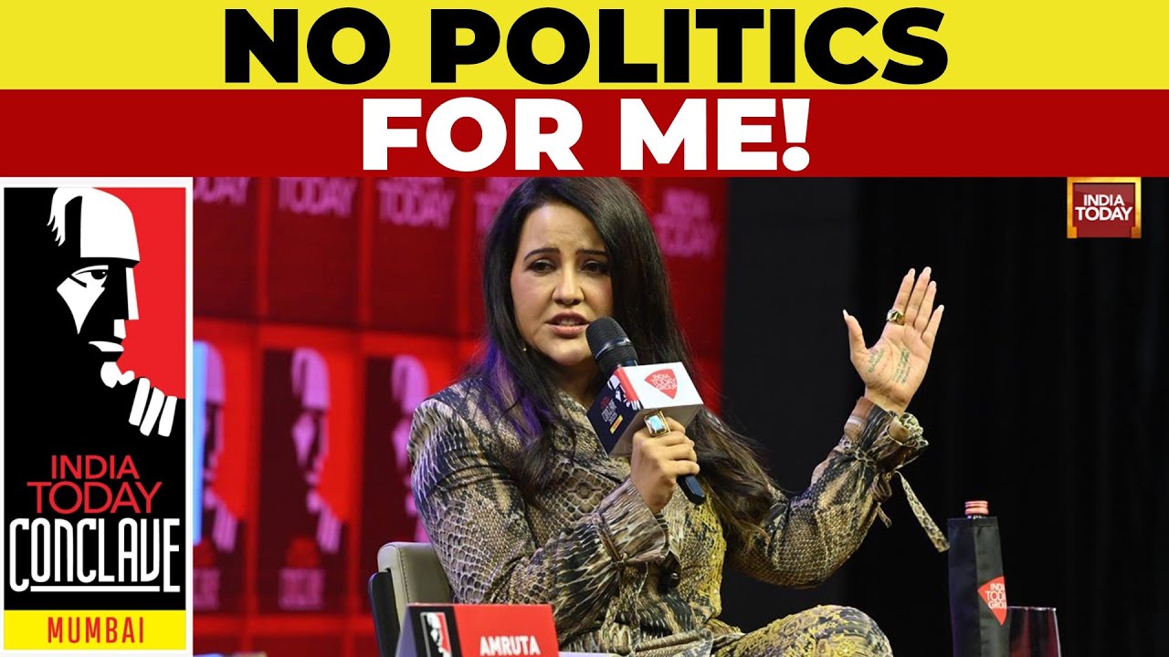 Amruta Fadnavis on Trolls, Rights & Ruling at Home | India Today Conclave 2025 Mumbai