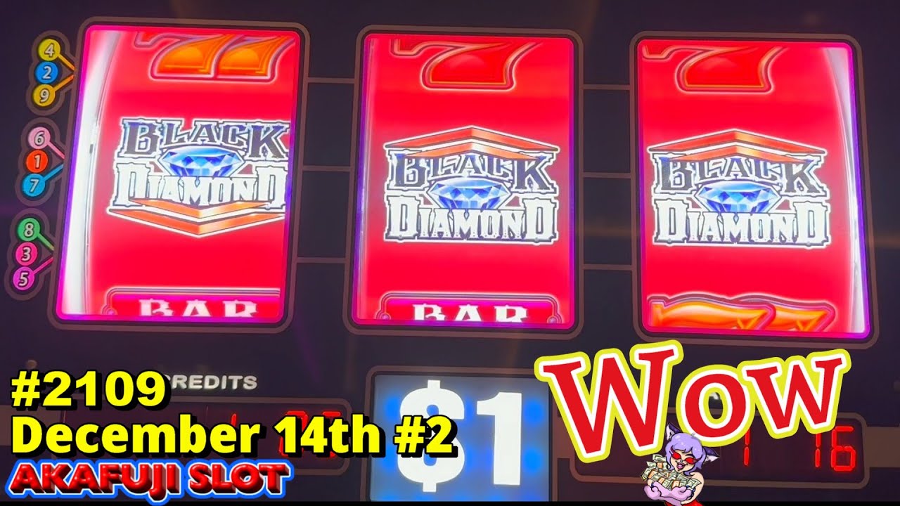 Black Diamond Deluxe Double Nudge Slot Machine at Pala Casino JACKPOT