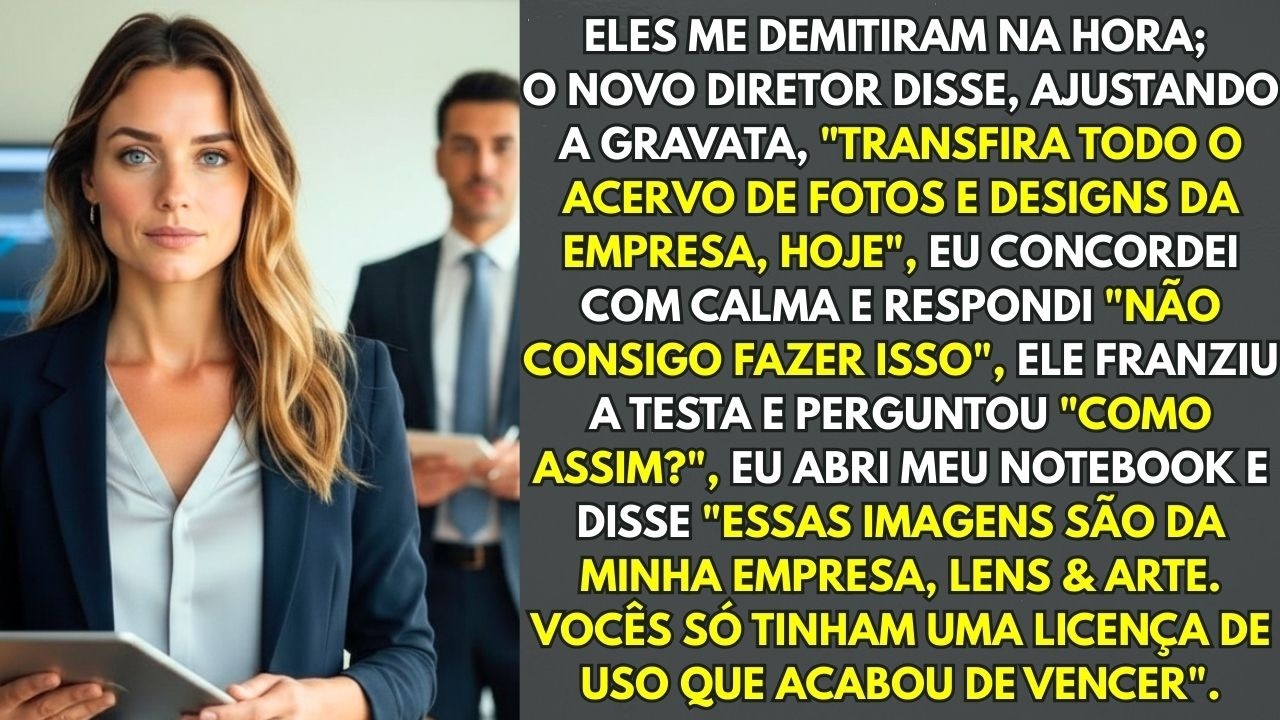 Me Demitiram E Exigiram Todo O Acervo Visual Da Empresa — Eu Disse Que Era Meu