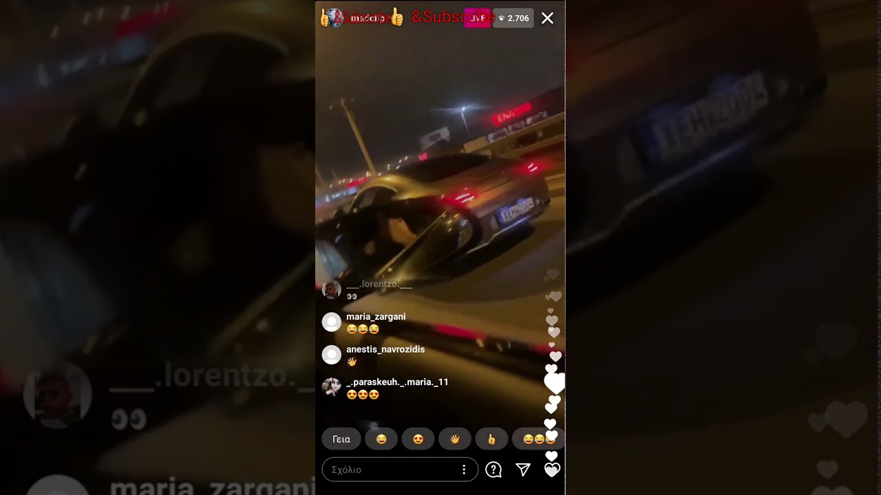 O Mad Clip Κανει Κόντρες Live Στην εθνική οδο