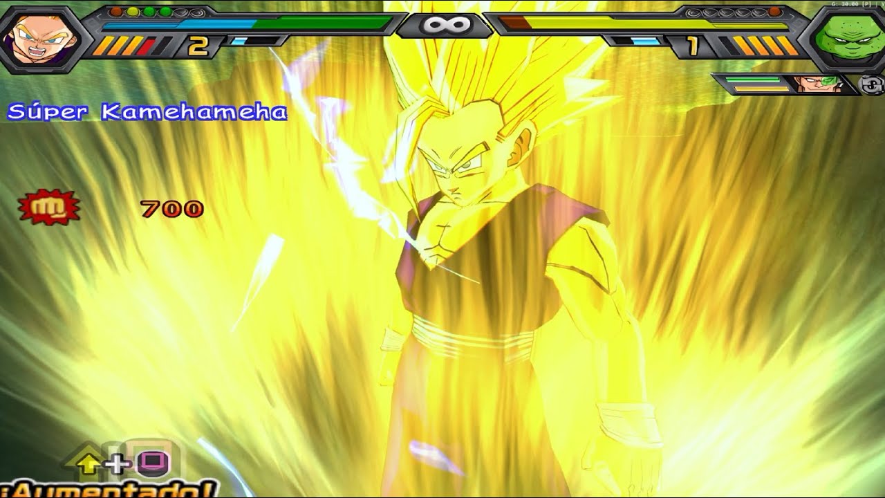Gohan Súper Saiyajin 2 vs Fuerza Ginyu  - Dragon Ball Z Budokai Tenkaichi 4