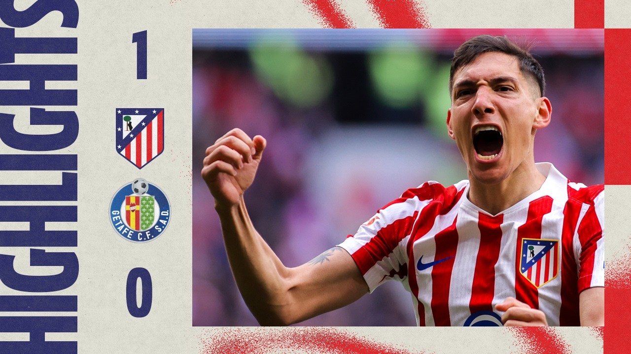 Atl&eacute;tico de Madrid 1-0 Getafe | ⚽ GOLAZO de NAHUEL MOLINA | RESUMEN, LaLiga - MD28