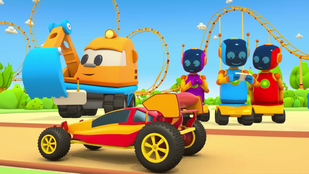 Leo si Truk di Taman Hiburan | Kartun Mobil Anak (Bahasa Indonesia)