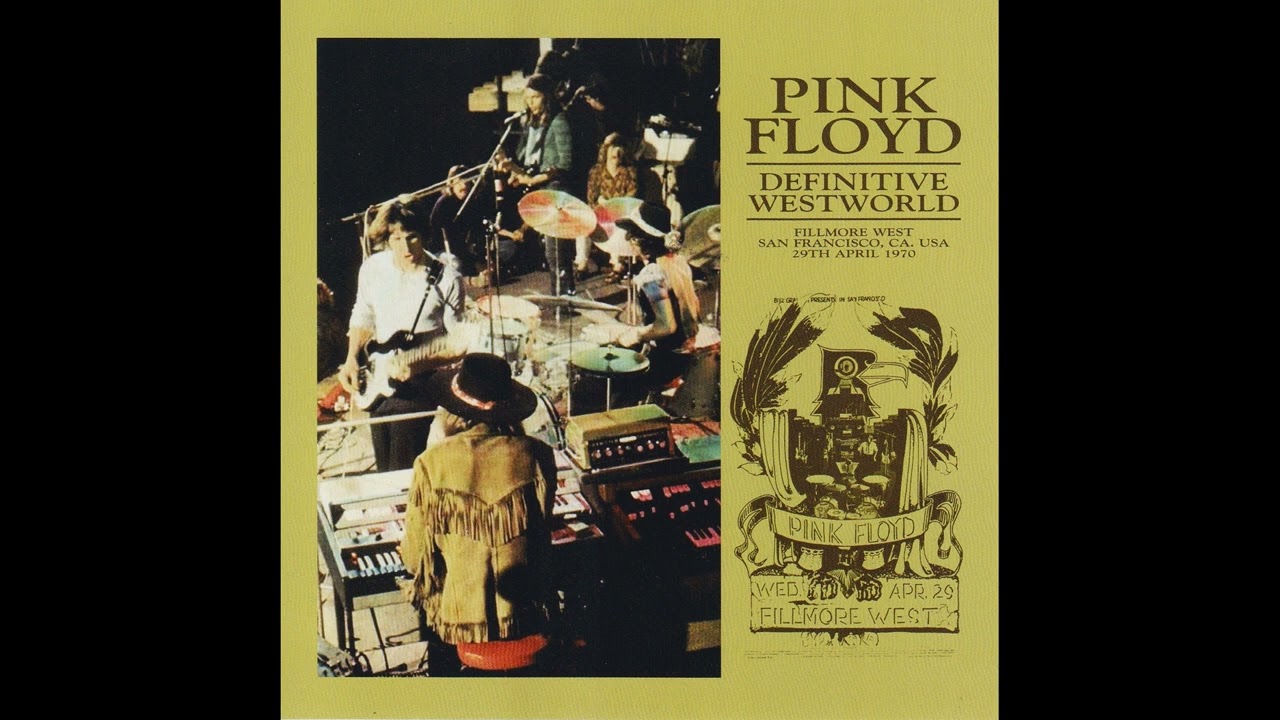 PINK FLOYD 29th April 1970 Fillmore West, San Francisco, California