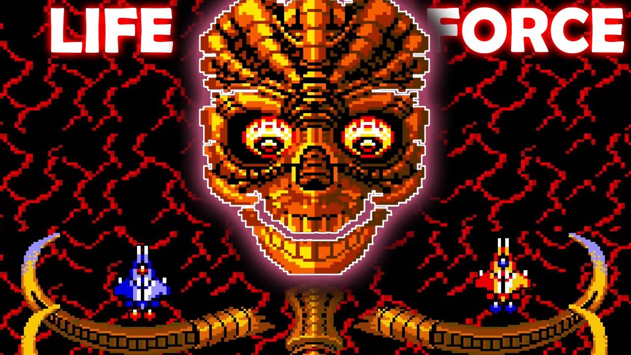 Life Force NES Game 2 Player Full Playthrough HD 60FPS (Salamander)(1988)