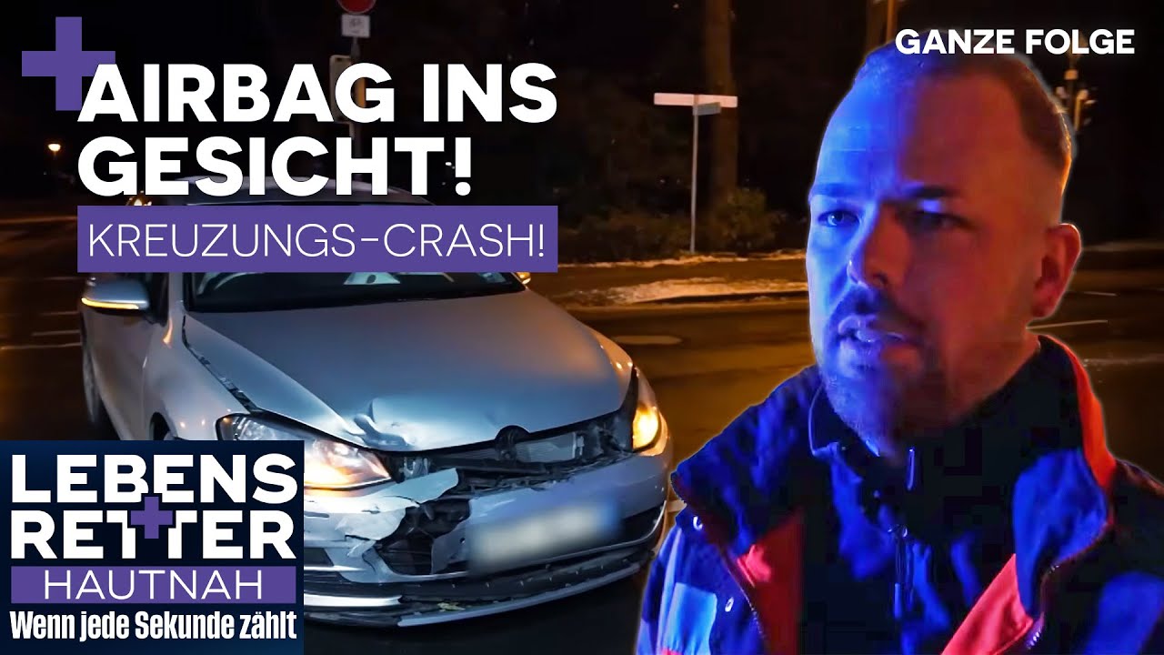 Kreuzungs-CRASH in Celle: Airbags ausgelöst, mehrere Verletzte! | Lebensretter hautnah