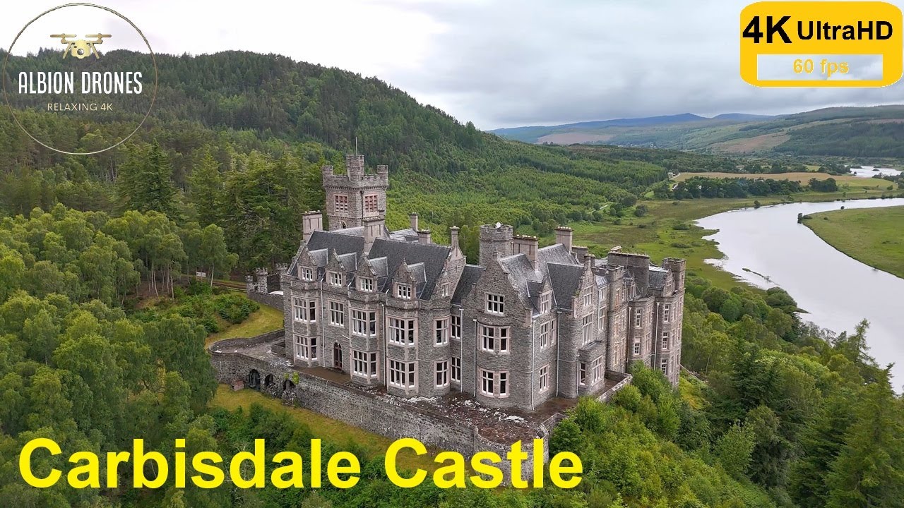 NC500 - Carbisdale Castle - DJI AIR3 4K 60fps 