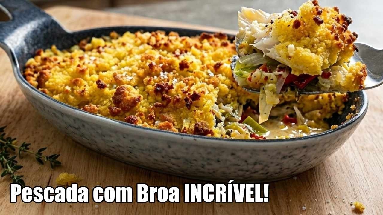 Como Fazer Medalhões de Pescada com Broa - Receita Deliciosa