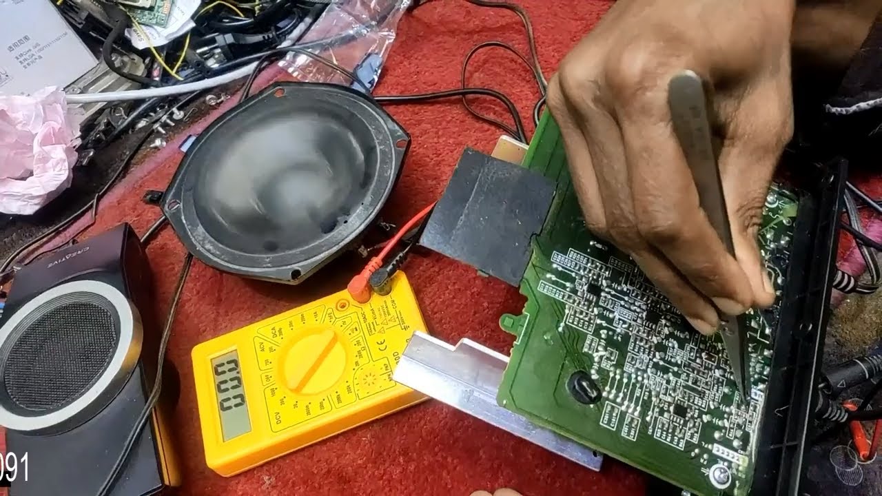 CREATIVE INSPIRE M4500 NO AUDIO INPUT FOR REPAIR 2020