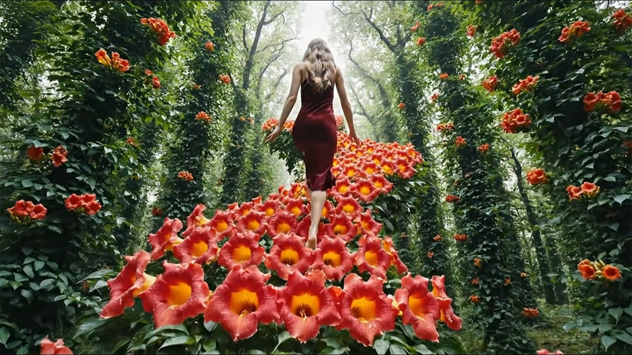 AIASMR Step into the Sea of Flowers | Ultimate Comfort & Relaxation 🌸#flowerasmr #aiasmr #relaxation