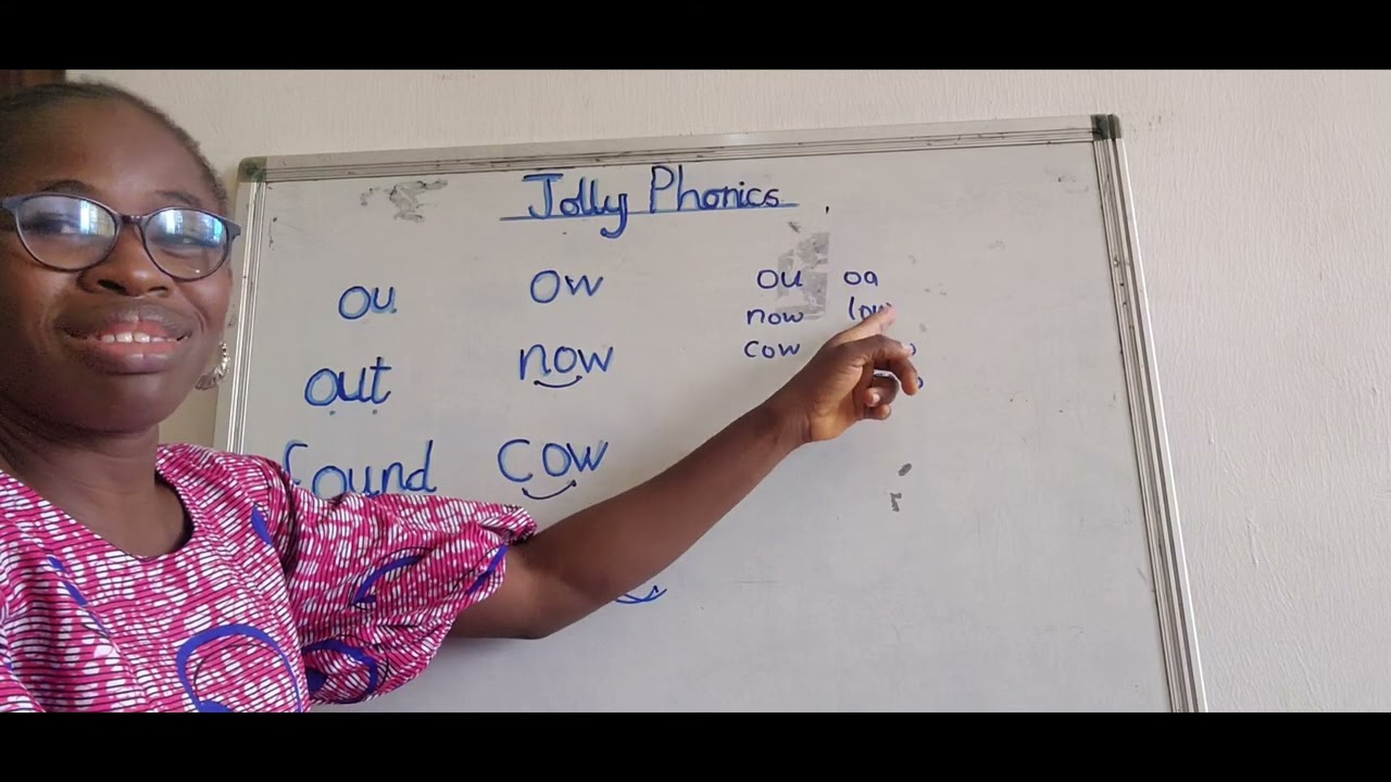 Jolly Phonics: Letter sound  /ou/ and its alternative sound