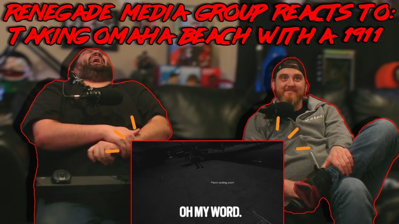 Renegades React to @TheRussianBadger - TAKING OMAHA BEACH W/ A 1911 | Medal of Honor: Above & Beyond