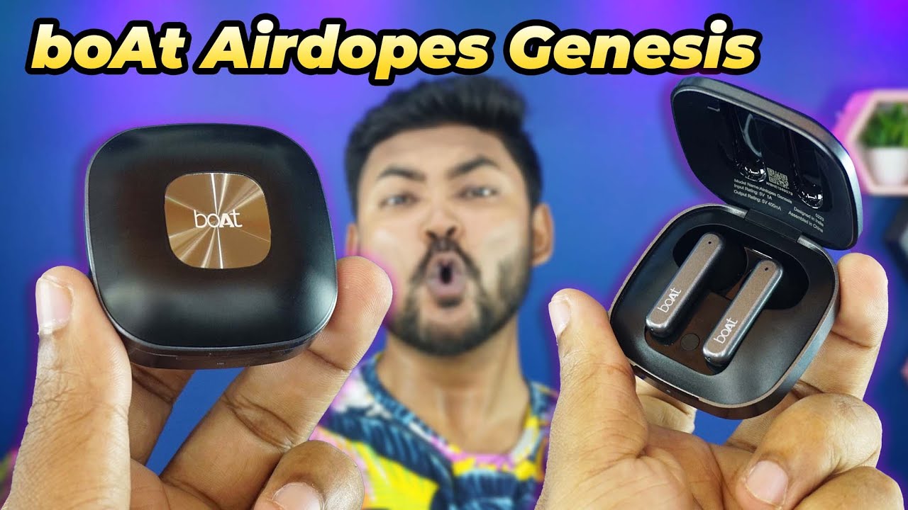 boAt Airdopes Genesis | Quad Mics ENx Technology with 65ms Low Latency | Pocketable Design