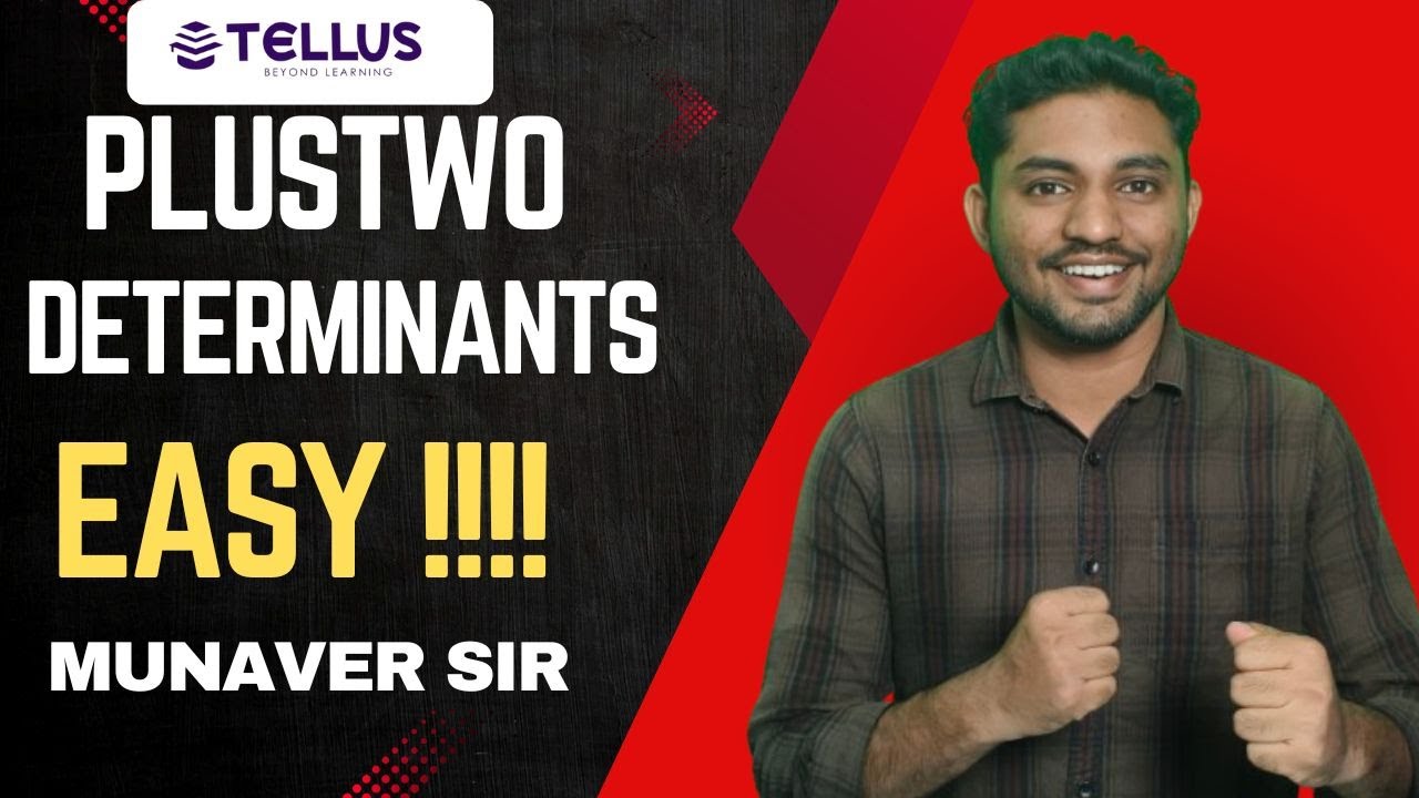 PLUSTWO MATHS I DETERMINANATS I ഇനി ഈസി ആയി പഠിച്ചാലോ?? #maths #keralagram