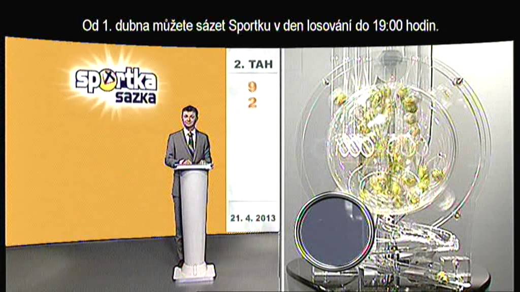 Sportka - 21. 4. 2013