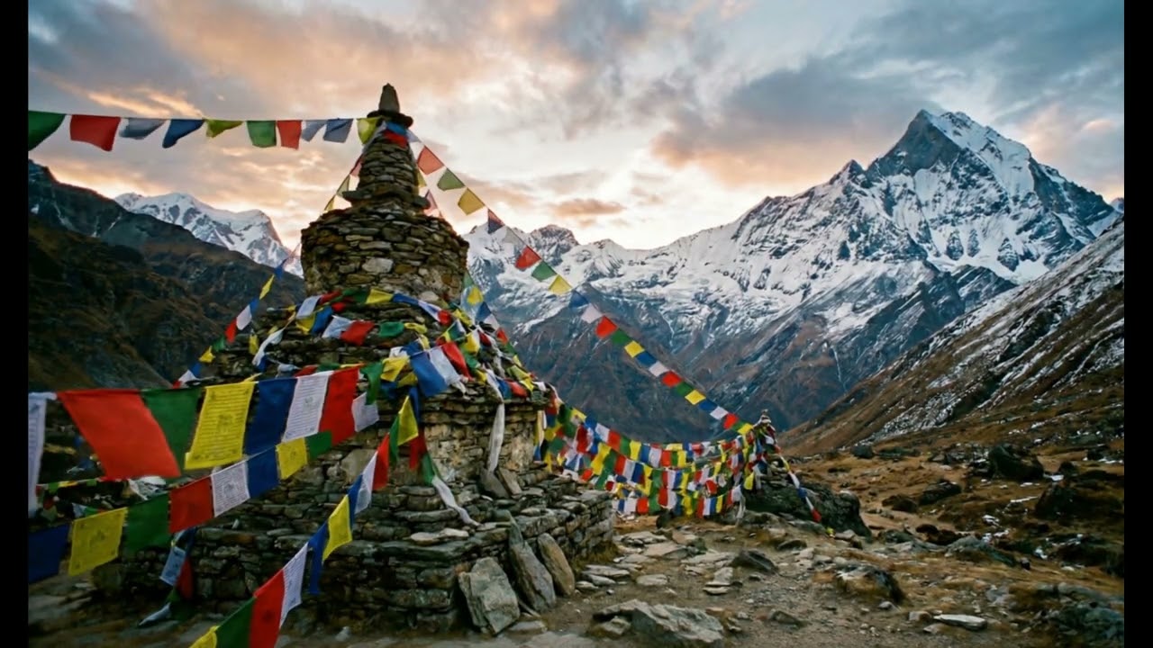 40 Minutes of Deep Peace in the Himalayas | Steel Drum & Mountain Breeze ASMR
