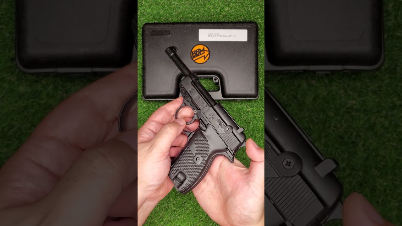 Сигнальный стартовый пистолет холостой #схп Walther P38 Bruni 38P cal.8 Made in Italy