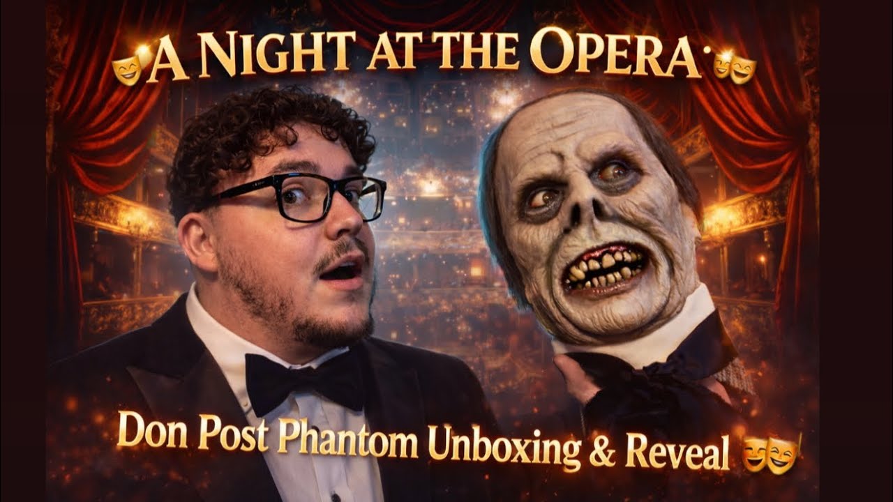 A Night at the Opera 🎶 🎭 Don Post Studios Phantom Unboxing Painted by Tony Pitocco.