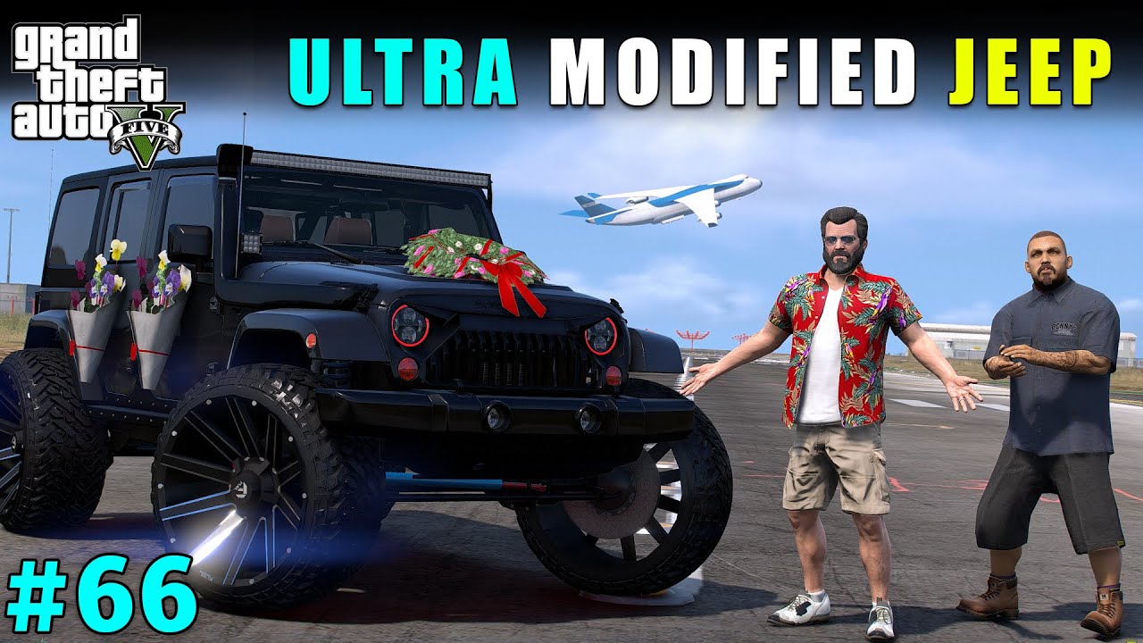 MICHAEL'S NEW JEEP AS A GIFT FROM BENNY | GTA V GAMEPLAY #66
